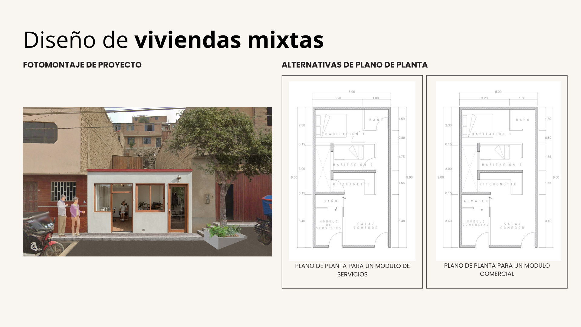 diseño de la vivienda
